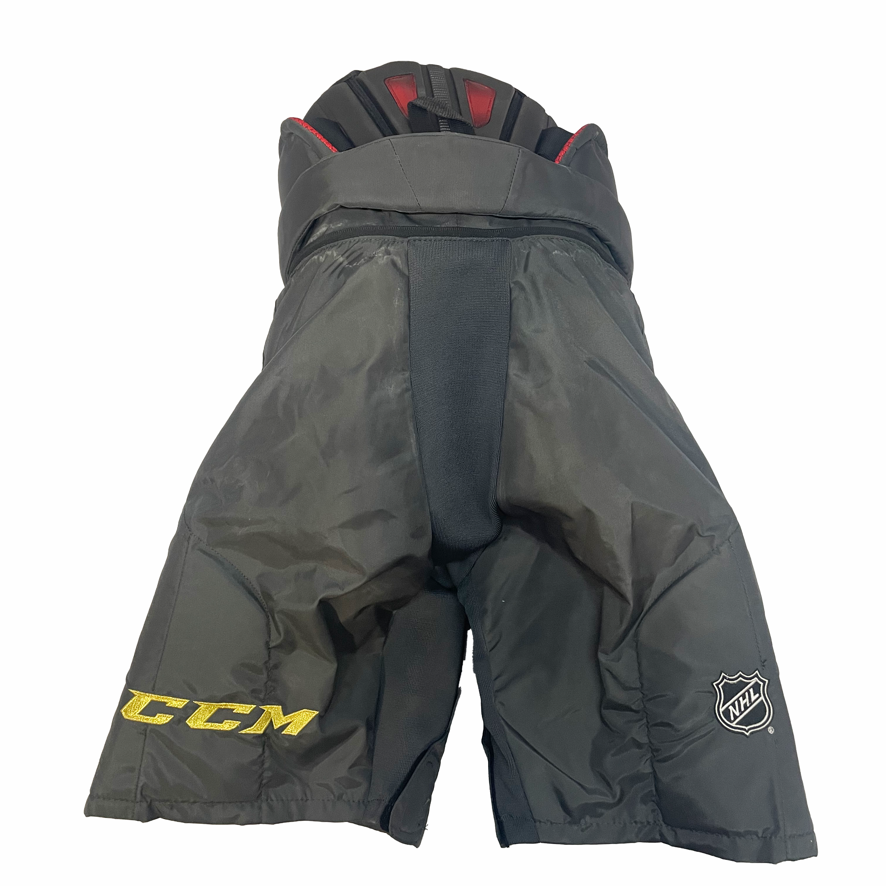 CCM HP45X - Pantalon de hockey Pro Stock de la LNH d'occasion - Golden Knights de Vegas (gris)